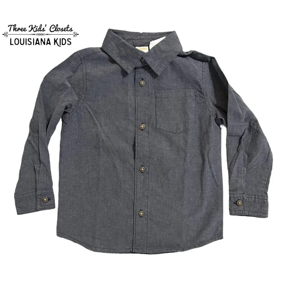 NEW Gymboree 3T Button Down Dress Shirt